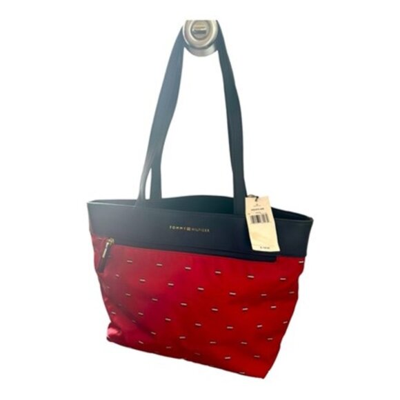 Tommy Hilfiger Tote Bag in Red NWT - Picture 1 of 6